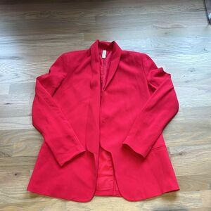 Mural Pink Womens Boyfriend Blazer Size XS